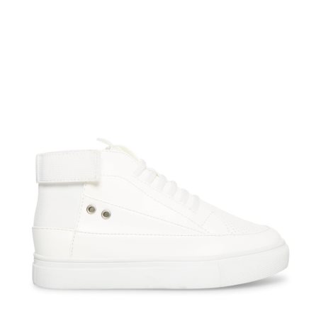 White Steve Madden Achangee Kids' Sneakers | PH 4253FU16